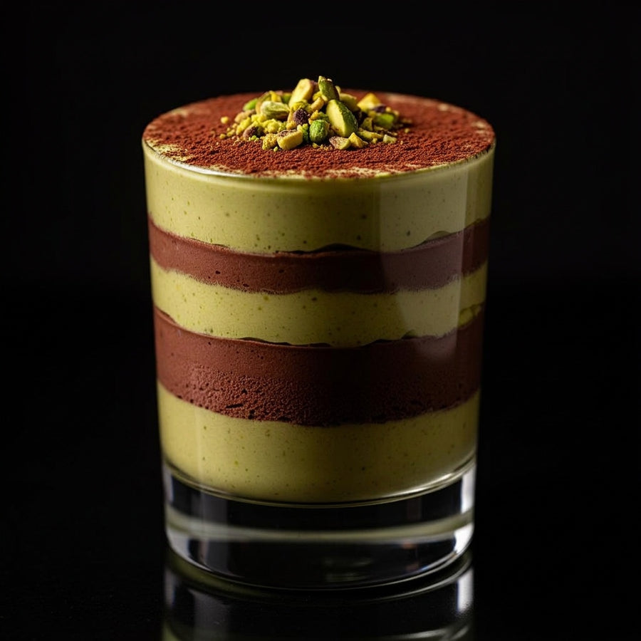 Dubai style: Postre frío cacao + pistacho Dubai