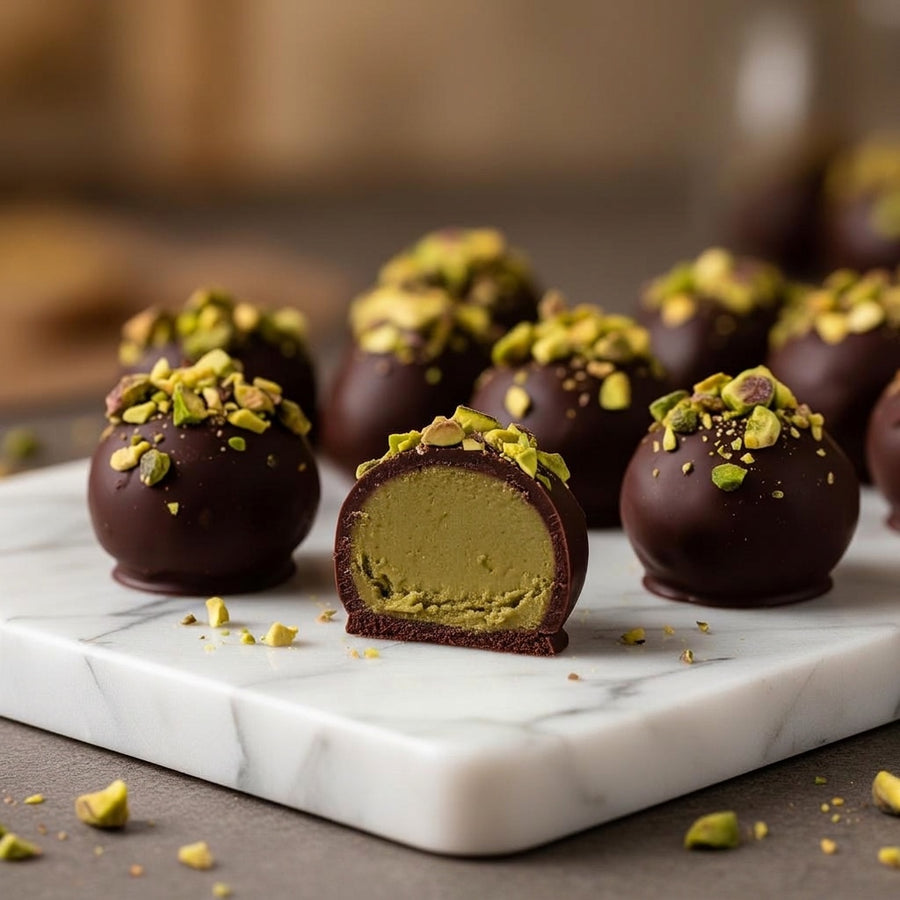 Dubai style: Trufas premium de pistacho Dubai