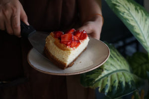 Cheesecake de dulce de leche sin horno