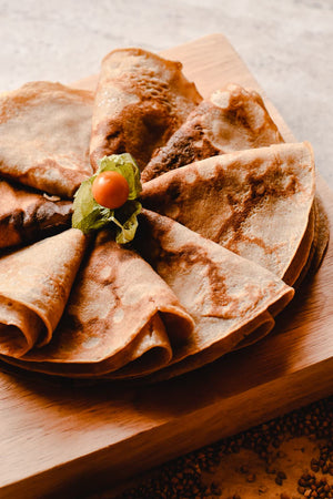 Crepes de nocciola y banana