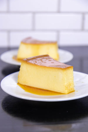 Flan de pistacho