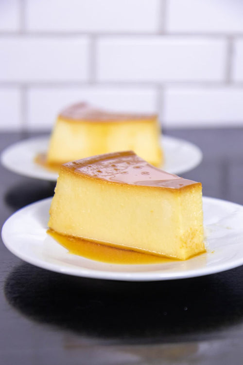 Flan de pistacho