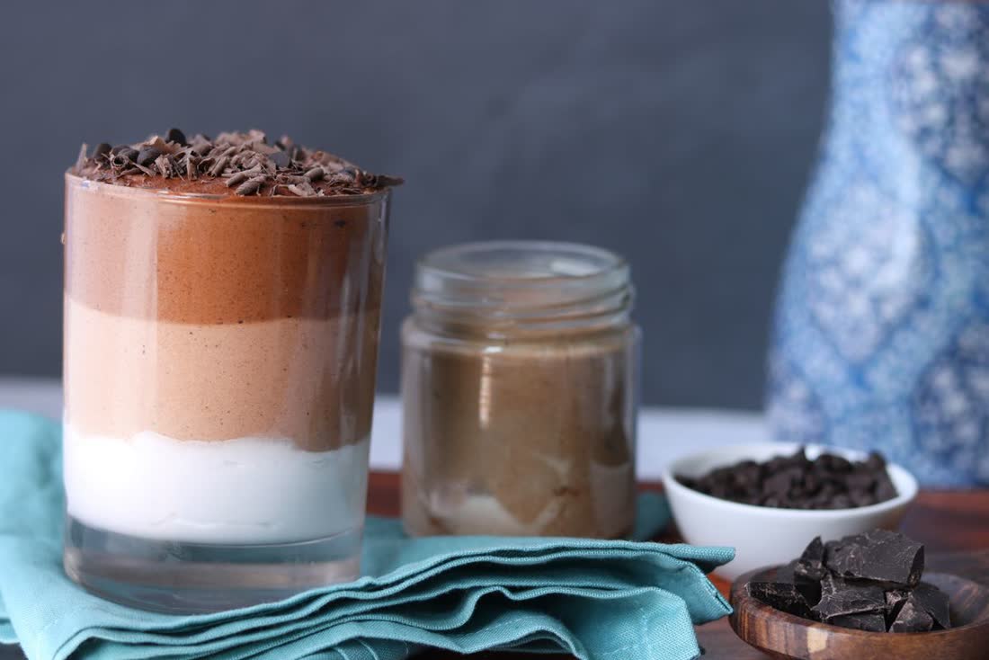 Mousse de pistacho de 3 ingredientes