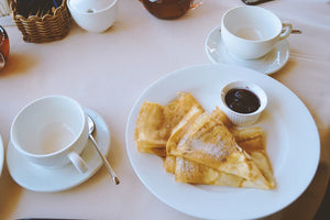 Panqueques con dulce de leche