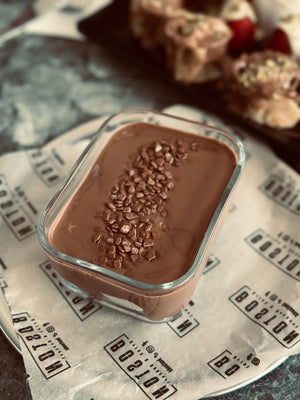 Vasitos de dulce de leche y crema